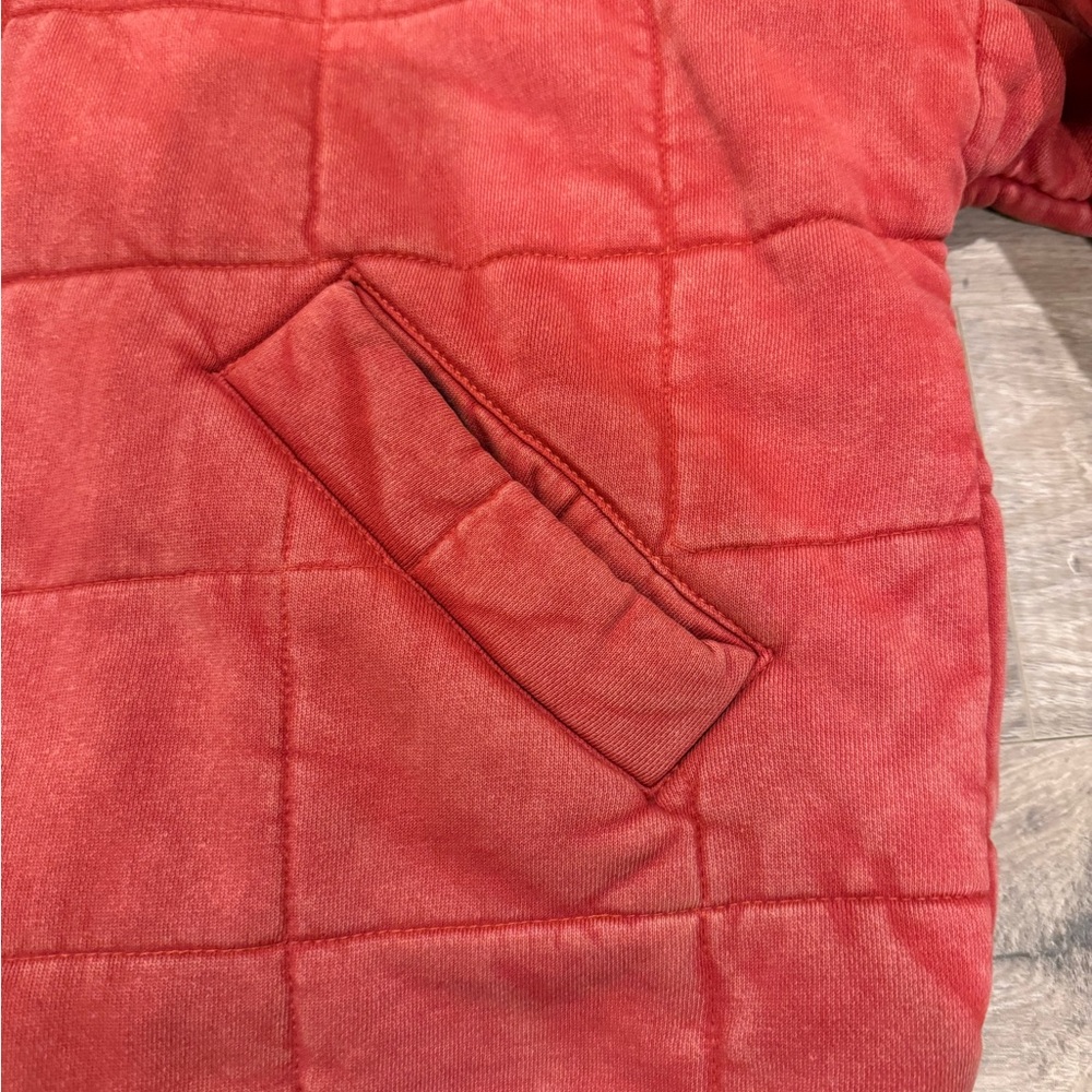 Rust Colored Quilted Dolman Jacket - image 2